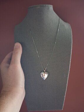 18 inch Sterling silver Locket necklace